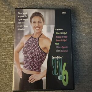 Beachbody Debbie Siebers’ Slim In 6 DVD, 2 Disk Exercise Program DVD Set